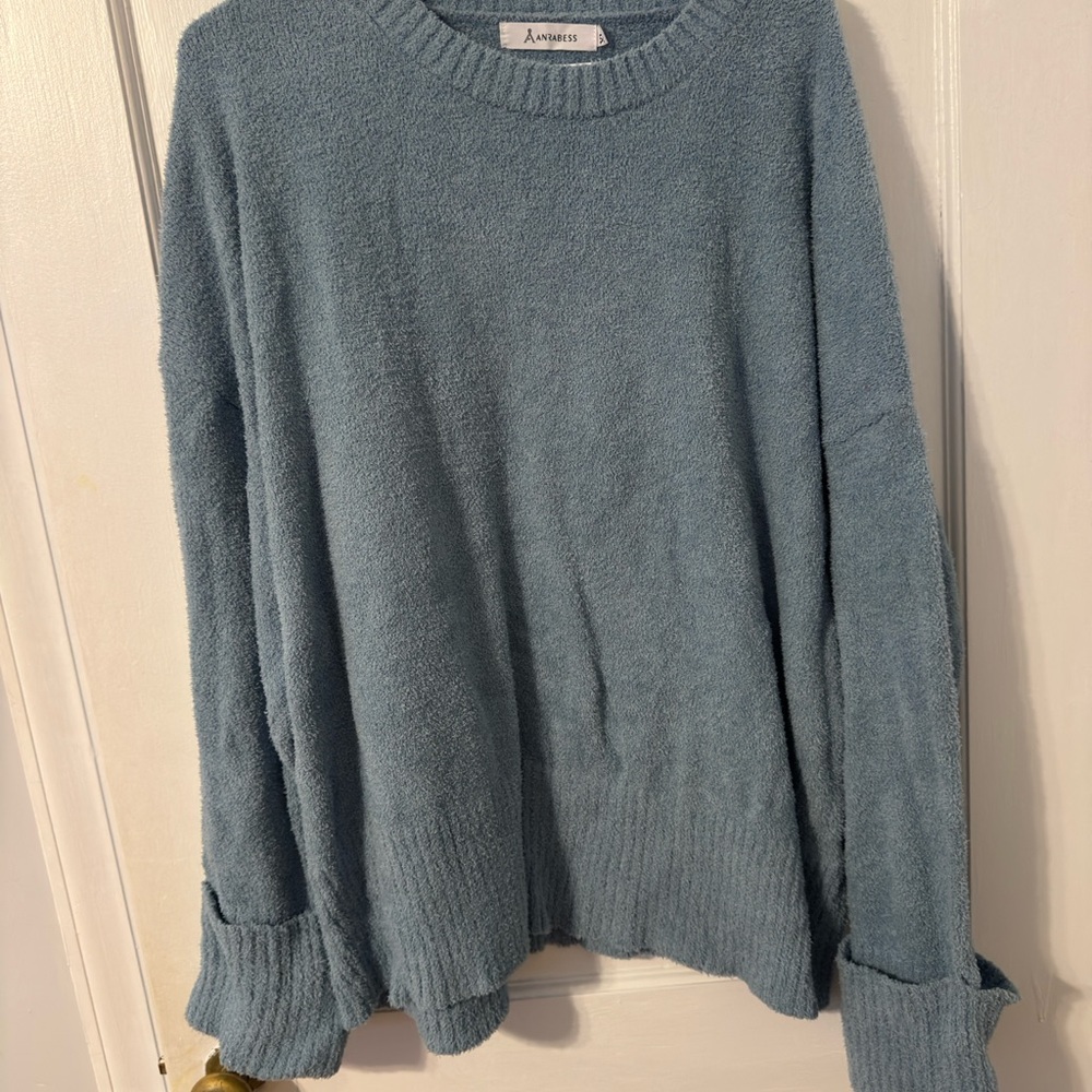 Women's Cozy Blue Pullover